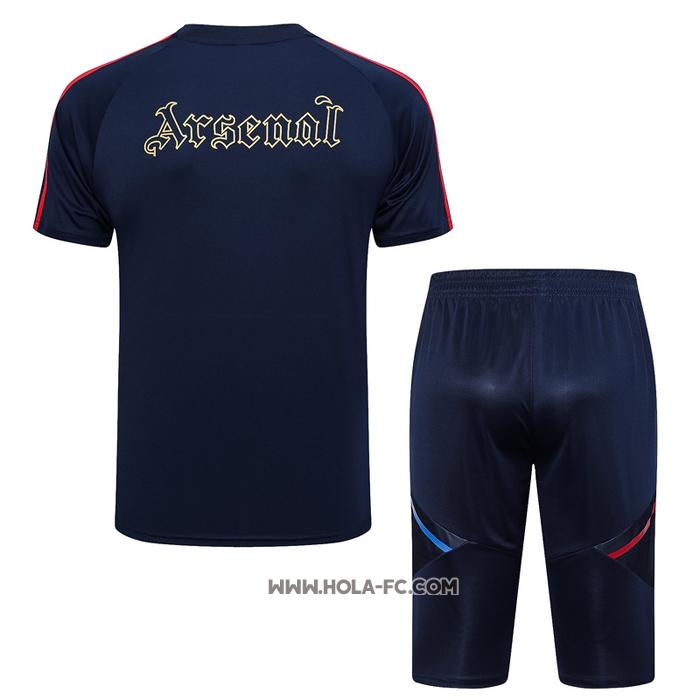 Chandal del Arsenal 2023-2024 Manga Corta Azul - Pantalon Corto